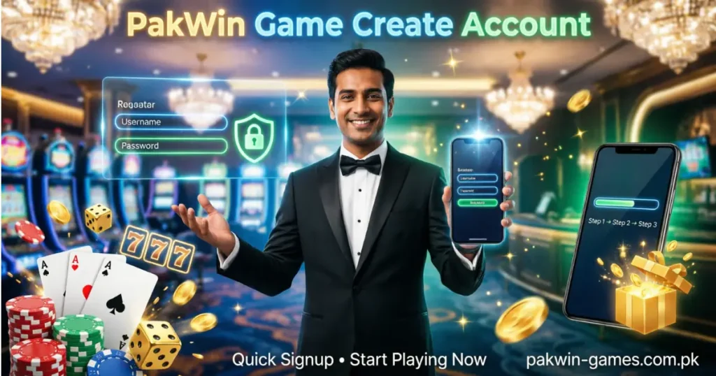 PakWin Game Create Account